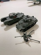 Czołg Churchill + czołg Sherman + działo ppanc   komplet