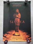 Plakat kinowy z filmu Służka twórcy Uciekaj horror