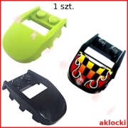 LEGO KLIN skos 4x3 kokpit pojazd auto 50948 czarny limonka 50948pb01 z 8648