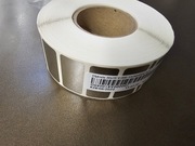 Etykieta foliowa VOID srebrna 30x15 mm 2500 sztuk