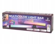 ZESTAW SŁUPKÓW LED MULTICOLOR BAR SET 2 SŁUPKI 2x 30cm GAMINGOWE + PILOT