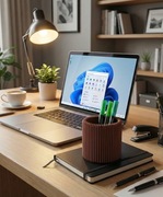 Nowoczesny organizer na biurko w stylu skandynawskim