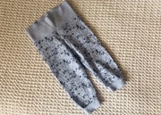 Lupilu spodnie dresowe misie niebieskie modne 62 68 3-6m