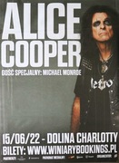 Alice Cooper - Plakat z koncertu w Dolinie Charlotty