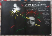 plakat filmowy ŻYCIE WEWNĘTRZNE - Pągowski 1987 Marek Koterski