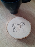 Konik. Podkładka pod kubek.