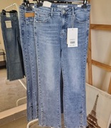 Spodnie dzwony jeansy m.sara rozmiar xxs-xxl pasek w zestawie