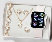 NOWY Zestaw zegarek + biżuteria.
