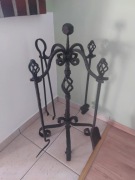 Zestaw kominkowy kuty