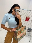 Sweter bluzka La milla polo błękitna