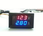 Woltomierz cyfrowy amperomierz DC 100V 10A miernik prądu napięcia 