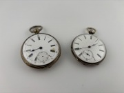 2x zegarek kieszonkowy – stare / vintage – możliwe srebro