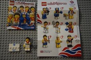 Lego 8909 Team GB minifigurka Londyn 2012-Tenisista-Tactical Tennis Player