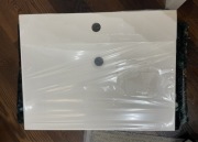 DO NEGOCJACJI_Omnires Naxos M+ umywalka nablatowa 60x46 cm biały połysk