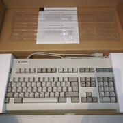 nowa retro klawiatura XT/AT Logostar KU-450 EN/RU DIN5