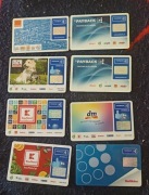 FIZYCZNE KARTY PAYBACK =8 ROZNYCH KART;-) NIEKTORE UNIKALNE-PLASTYKOWE;-)