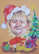 KARYKATURA KARYKATURY ze zdjęcia PREZENT święta 