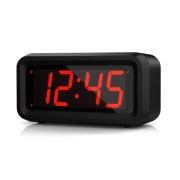 Cyfrowy budzik na baterie Duży wyświetlacz LED 1.2'' - Mały do podróży