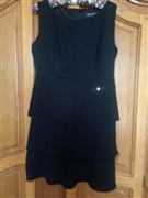 Rinascimento Sukienka damska retro czarna Italy roz.M/L stan zadbana