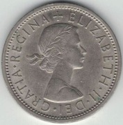 Wielka Brytania 2 szylingi two shillings (floren) 1966 28,4 mm - nr 3