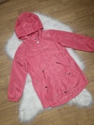 128 Reserved Rózowa koralowa cienka kurtka parka dla dziewczynki 