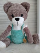 Miś szydełkowy DOSTĘPNY OD RĘKI 