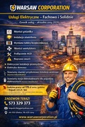 Usługi elektryczne w kraju jak i za granicą...