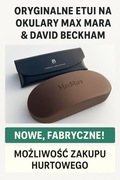 Max Maxa + David Beckham - Oryginalne Nowe etui na okulary