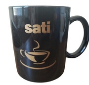 Kubek kawa SATI - czarny - UNIKAT - NOWY