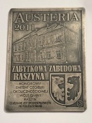 Raszyn. Plakieta okolicznościowa Austeria. Gyges