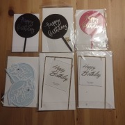 14 szt topper toppery tort happy birthday urodziny