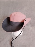 Damski kapelusz turystyczny trekkingowy 54 - 56 cm różowy/szary