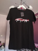 T-shirt Tommy Hilfiger damski czarny