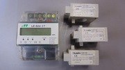 F&F LE-02D CT Licznik zużycia energii na szynę 3 faz z przekładnikami 80/5A