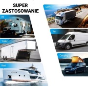 Lampka led kamper łódź tir bus kamping 72 led 12v 