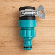 łącznik przyłącze kranowe na kran domowy kuchenny do kranu +obejma +guma