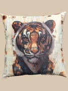 Poduszka z tygrysem 38 x 38 cm tygrys urodziny dekoracja prezent