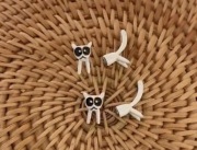 Kolczyki koty oryginalne 