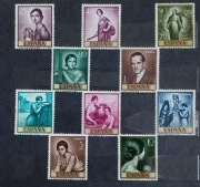 Znaczki Hiszpania 1965 malarstwo 