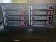 Cały BOX z widelcami do dysków twardych HP Proliant DL 380 G6