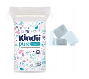 CLEANIC Kindii Płatki Kosmetyczne Duże Dla Niemowląt 60szt
