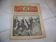 LORD LISTER TAJEMNICZY NIEZNAJOMY - W SZPONACH HAZARDU  -1938