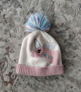 Czapka dla dziewczynki z jednorożcem r. 128