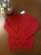 Ralph Lauren Sweter Czerwony – Old Money Vibe