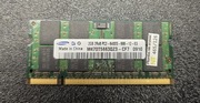 Pamięć RAM Samsung 2GB DDR2 SO-DIMM 6400S 800MHz - Sprawne w 100%