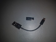 Kabel USB - Micro USB 10cm do powerbank, adapter do USB-C, USB-C 150cm