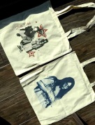 Torby bawełniane torebki tote bag bawełna cotton billie eilish zestaw