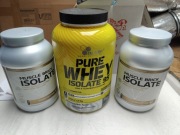 Trzy duże puste butelki butle mocny plastik organizery