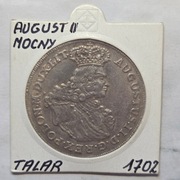 Stara Moneta Polska Królewska Talar Król August II Mocny 1702 r.