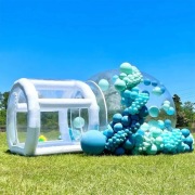 Duży 4M BUBBLE HOUSE dmuchaniec domek dmuchany namiot + Pompka, akcesoria